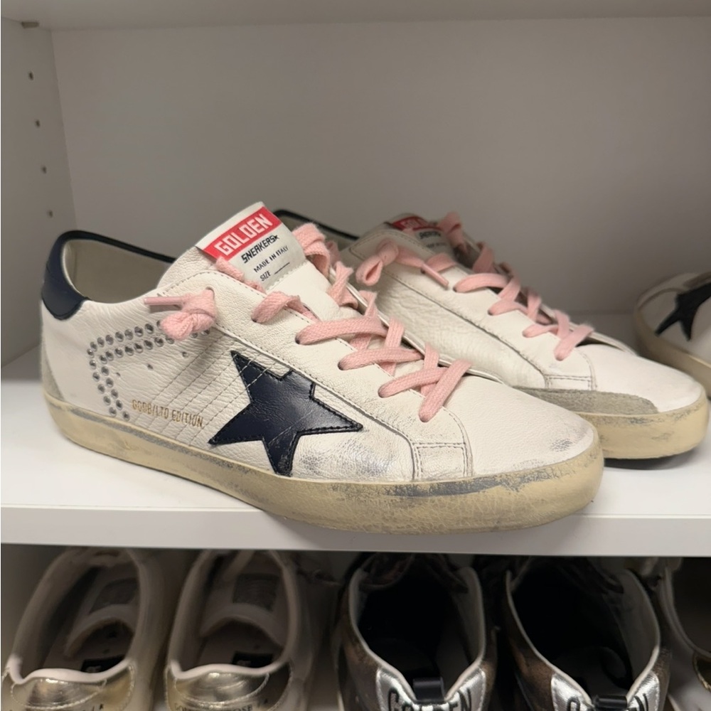 Golden Goose Napa leather with studded detail